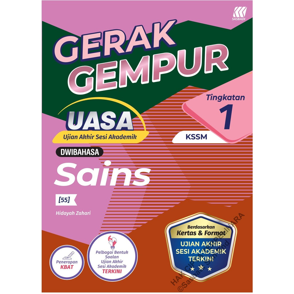 Gerak Gempur UASA KSSM Sains (Bilingual) Tingkatan 1