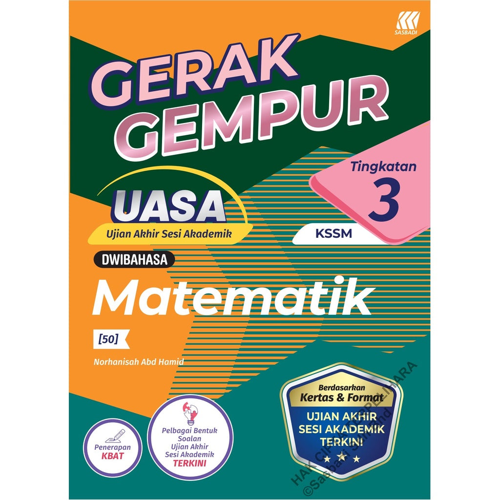 Gerak Gempur UASA KSSM Matematik (Bilingual) Tingkatan 3