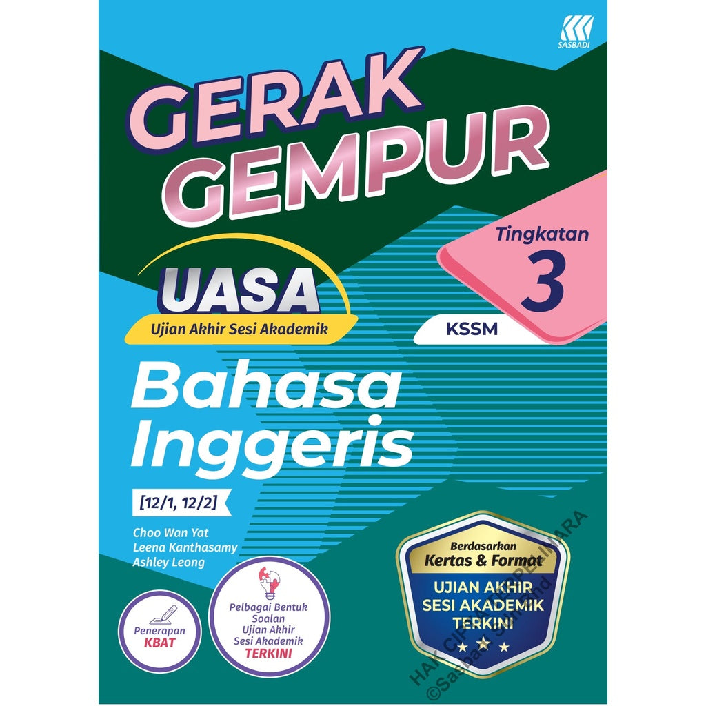 Gerak Gempur UASA KSSM English Form 3
