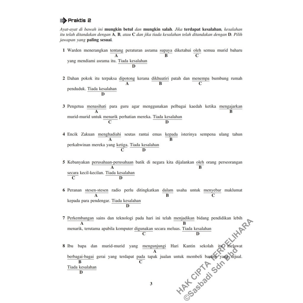 Gerak Gempur UASA KSSM Bahasa Melayu Tingkatan 1