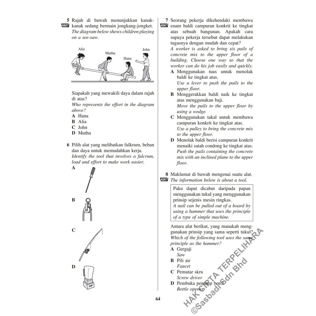 Gerak Gempur UASA KSSR Sains Tahun 4