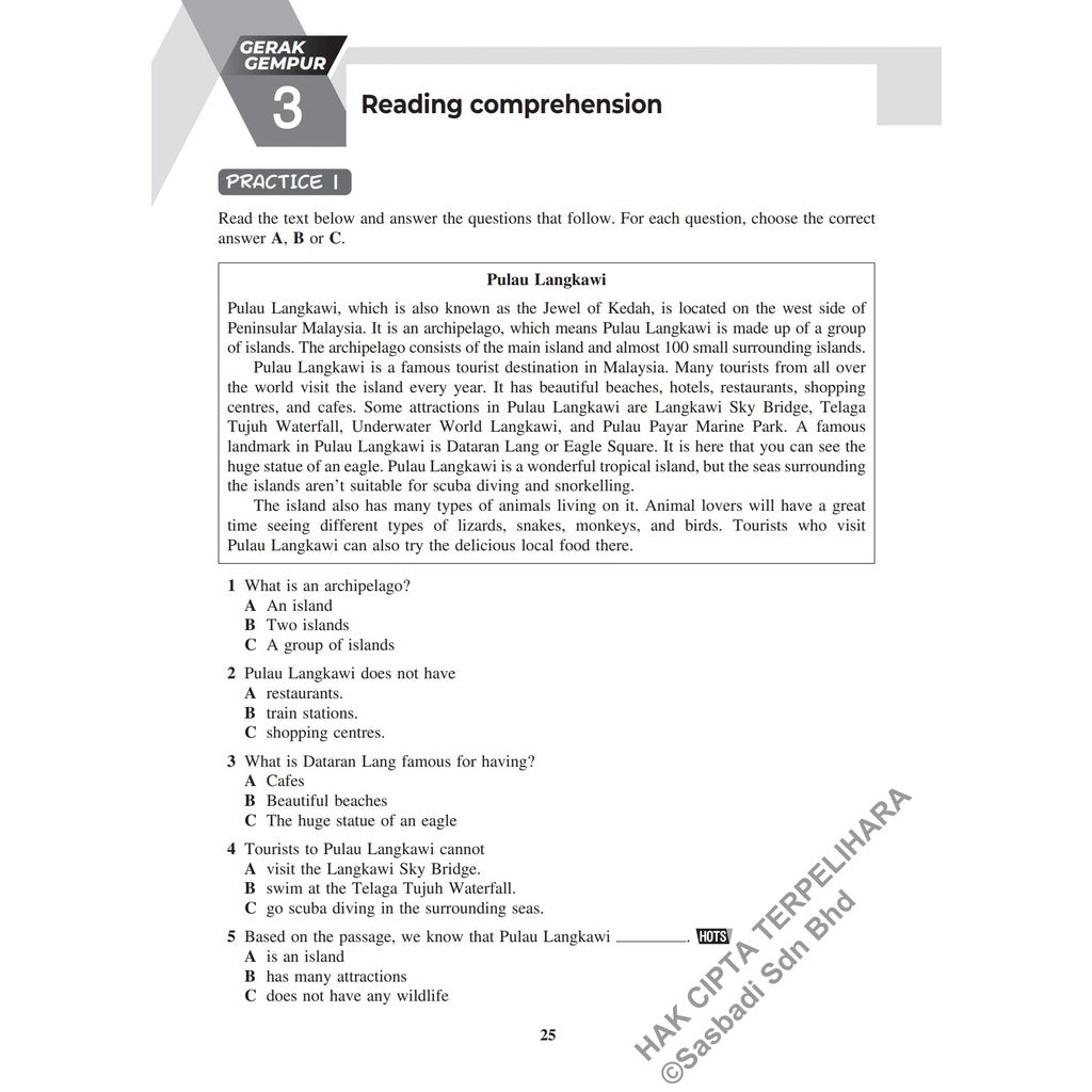 Gerak Gempur UASA KSSR English Year 5