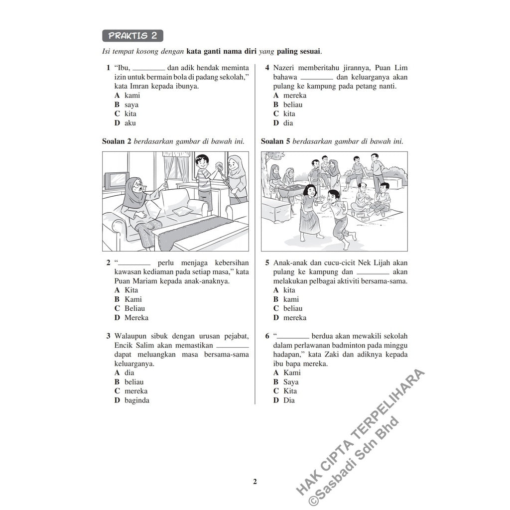Gerak Gempur UASA KSSR Bahasa Melayu Tahun 6