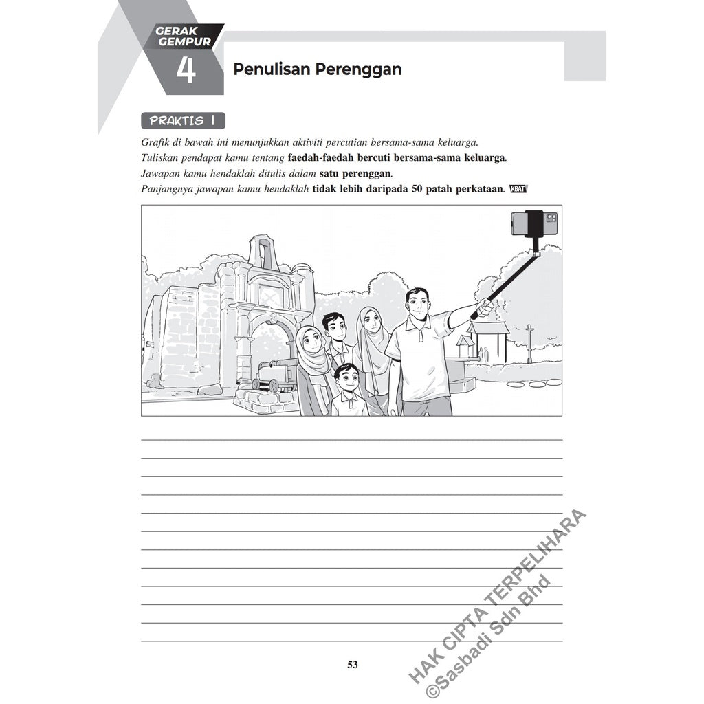 Gerak Gempur UASA KSSR Bahasa Melayu Tahun 6