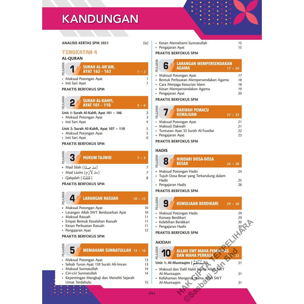 MasterClass SPM Pendidikan Islam (Edisi 2023)