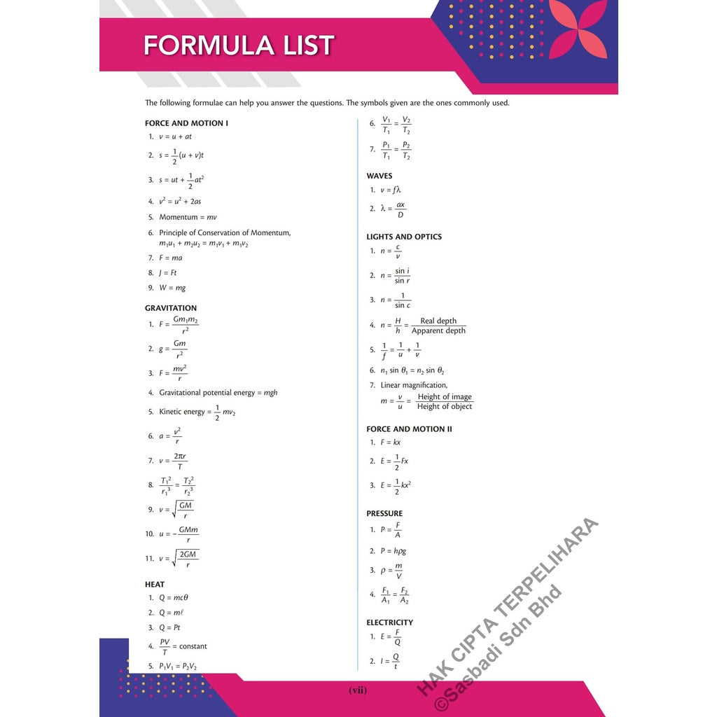 MasterClass SPM Physics (Edisi 2023)