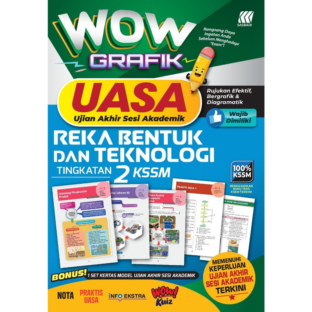Wow Grafik UASA KSSM Reka Bentuk & Teknologi Tingkatan 2