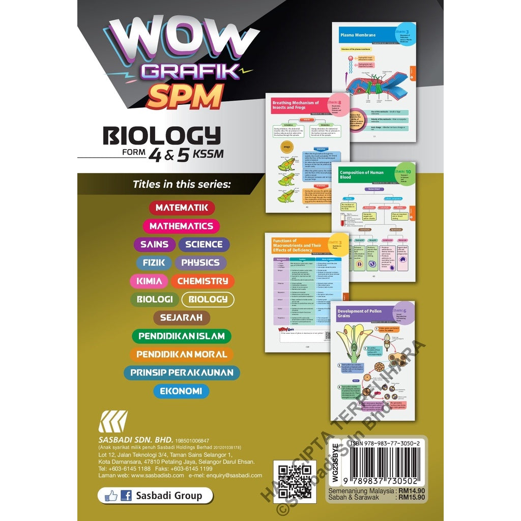Wow Grafik SPM Biology (Edisi 2023)