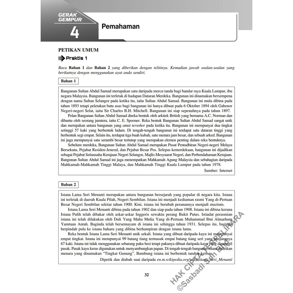 Gerak Gempur SPM Bahasa Melayu Tingkatan 4