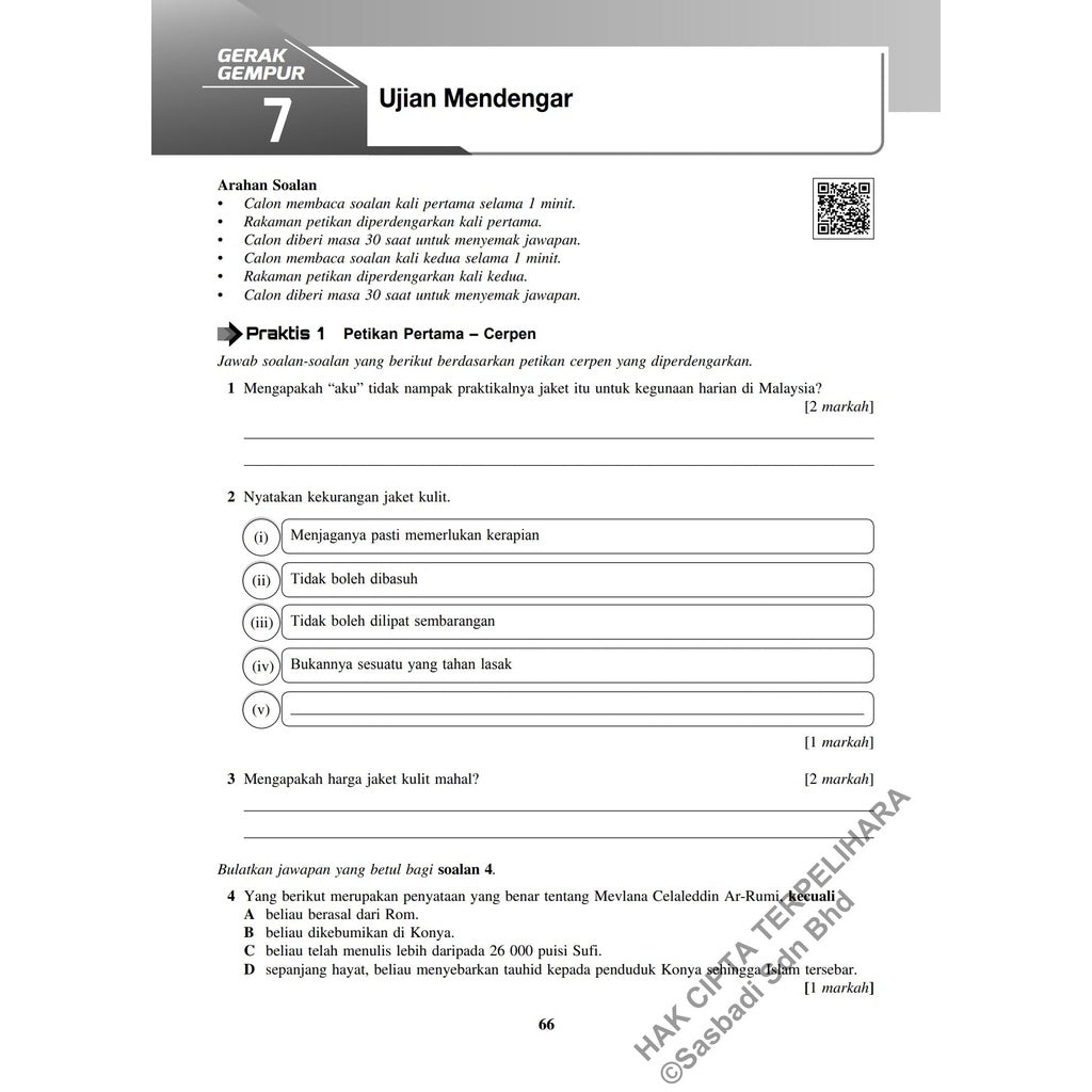 Gerak Gempur SPM Bahasa Melayu Tingkatan 4