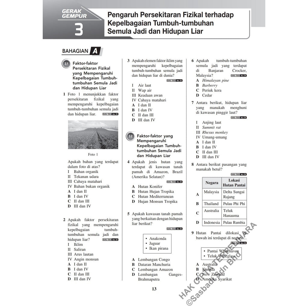 Gerak Gempur UASA KSSM Geografi Tingkatan 3