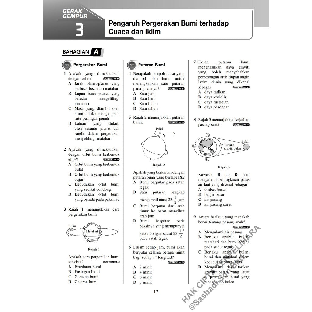 Gerak Gempur UASA KSSM Geografi Tingkatan 2