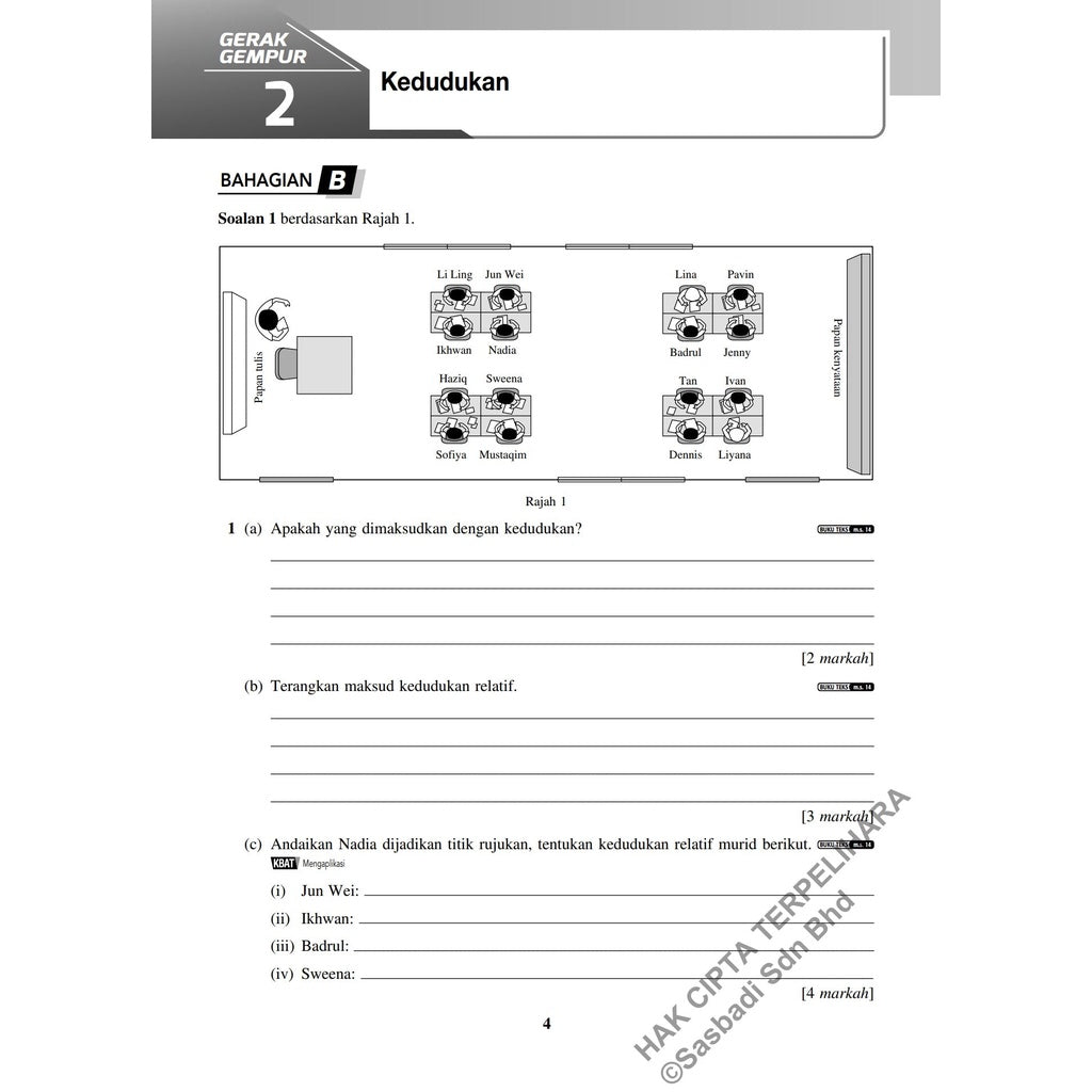 Gerak Gempur UASA KSSM Geografi Tingkatan 1