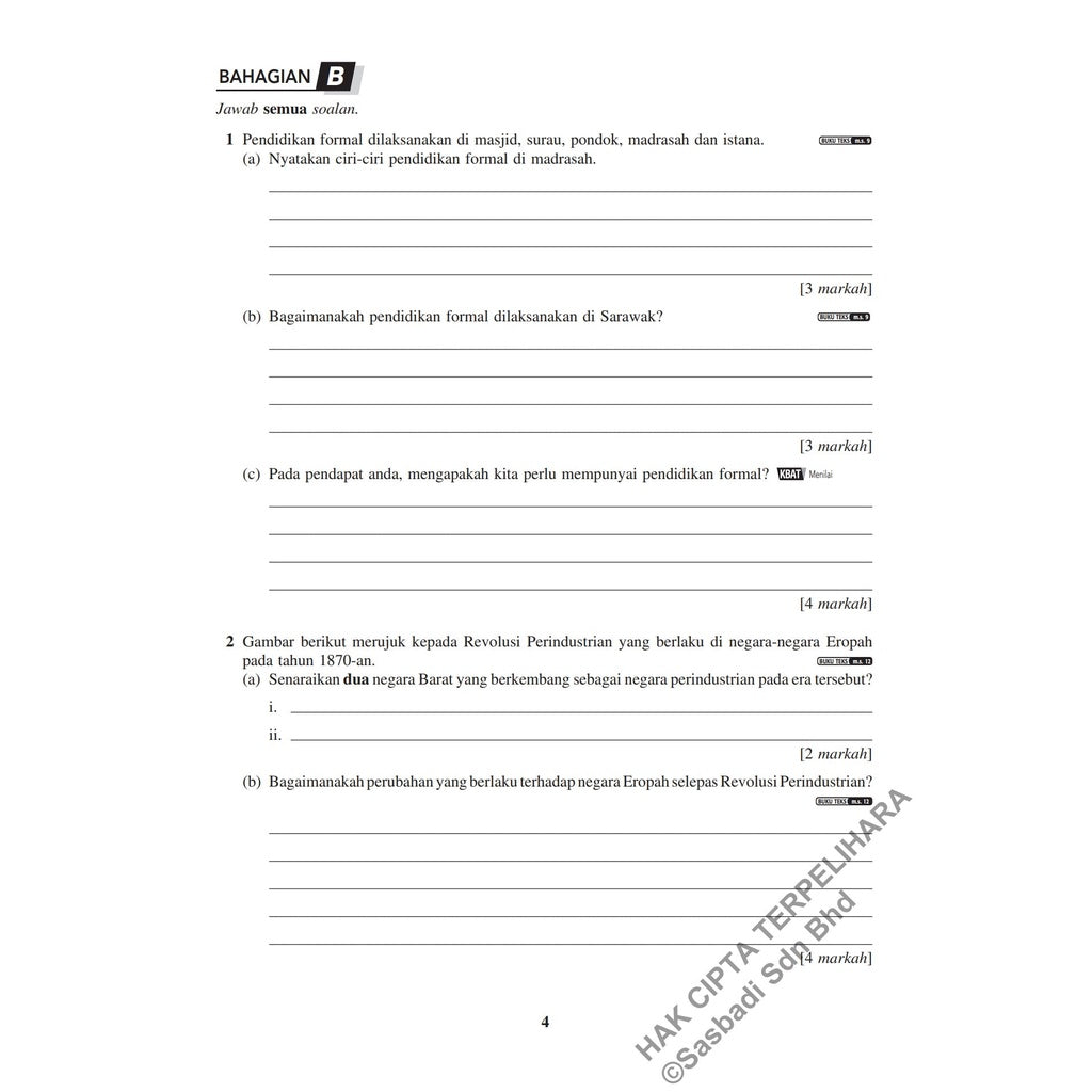 Gerak Gempur UASA KSSM Sejarah Tingkatan 3