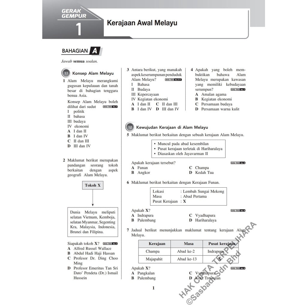 Gerak Gempur UASA KSSM Sejarah Tingkatan 2
