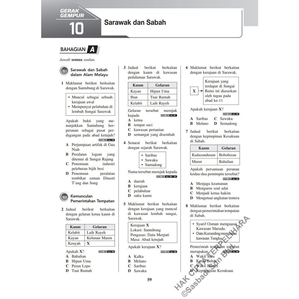 Gerak Gempur UASA KSSM Sejarah Tingkatan 2