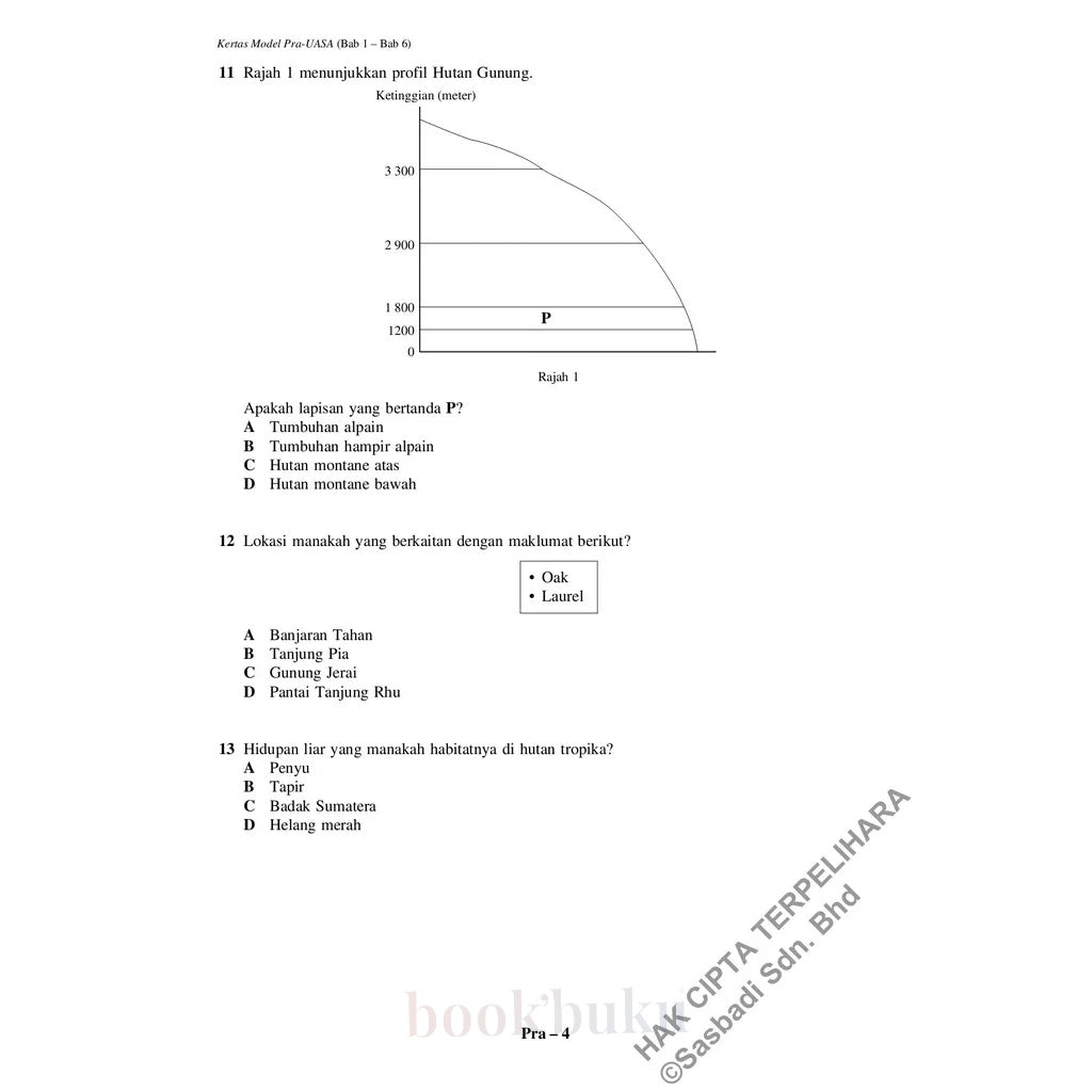 Kertas Model UASA KSSM Geografi Tingkatan 3 (Edisi Semakan)