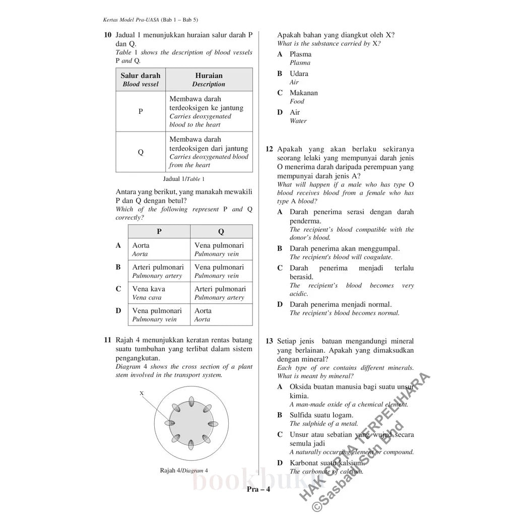 Kertas Model UASA KSSM Matematik (Bilingual) Tingkatan 3 (Edisi Semakan)