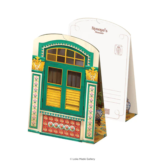LOKAMADE Nyonya's Memoir Shaped Postcard MDP39:The Daydreamer
