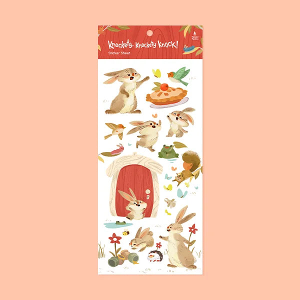 WIZARD WITHIN Animal Sticker Sheet Knockety Knockety Knock