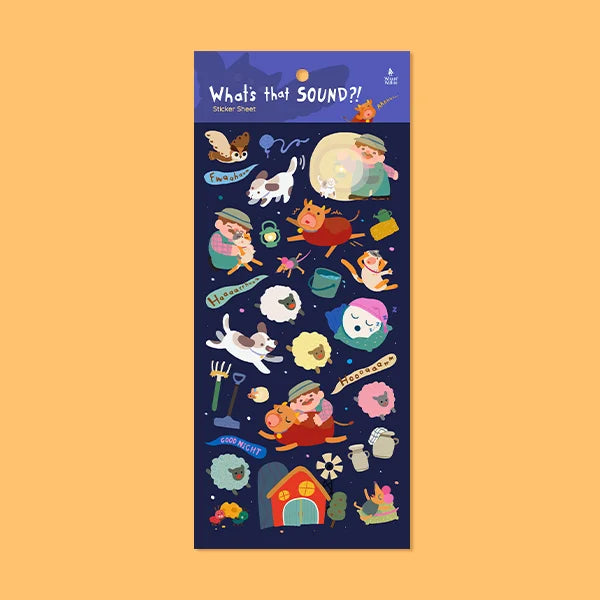 WIZARD WITHIN Animal Sticker Sheet Whats That Sound