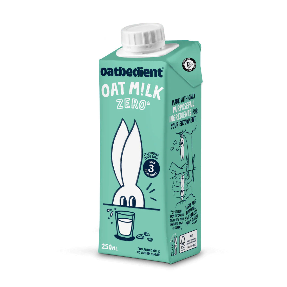 OATBEDIENT Oat Milk RTD Zero 250ml