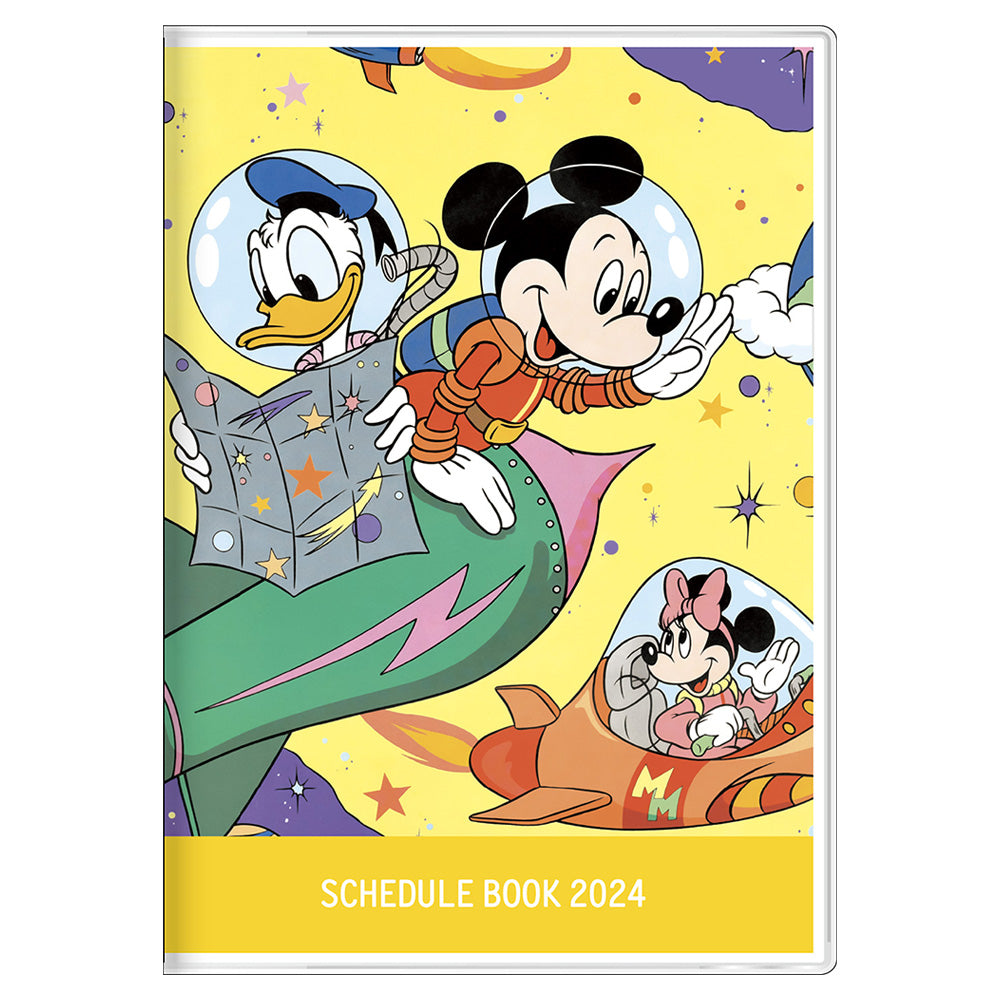 SUN-STAR 2024 Schedule Book A6 Monthly Disney Mickey