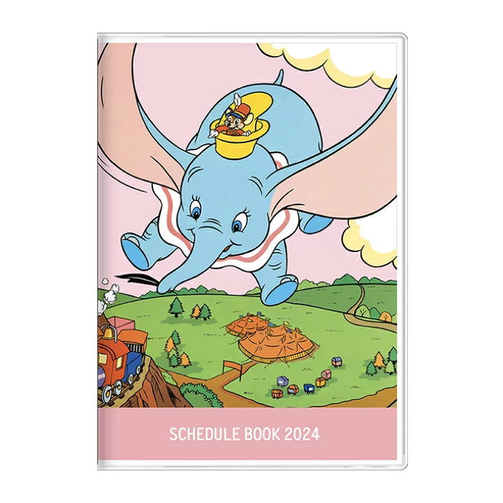 SUN-STAR 2024 Schedule Book A6 Monthly Disney Dumbo