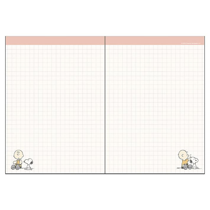 SUN-STAR 2024 Schedule Book A6 Monthly Peanuts Snoopy Purple