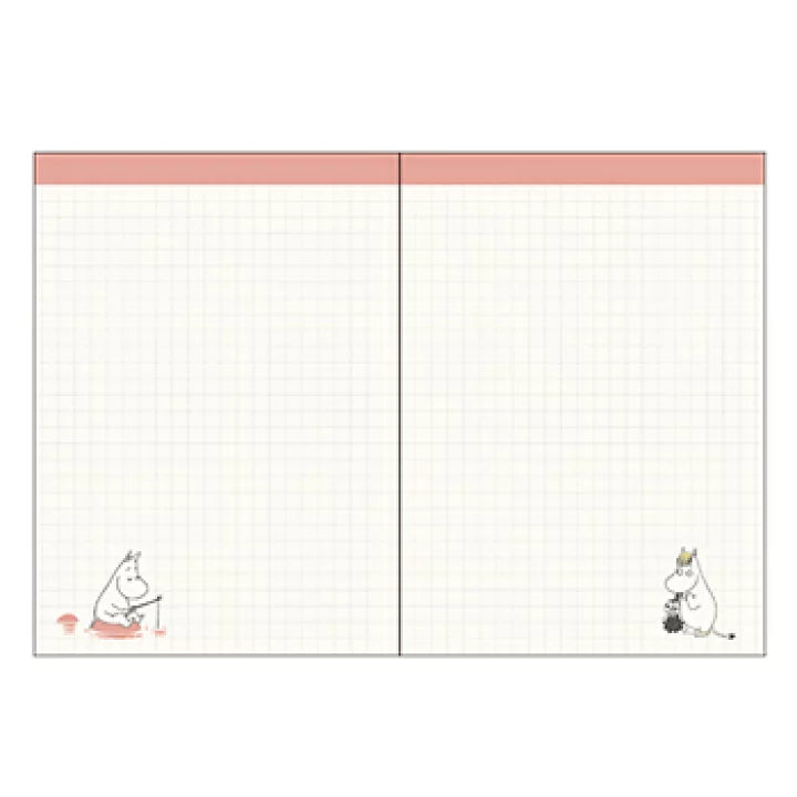 SUN-STAR 2024 Schedule Book A6 Monthly Moomin Pink