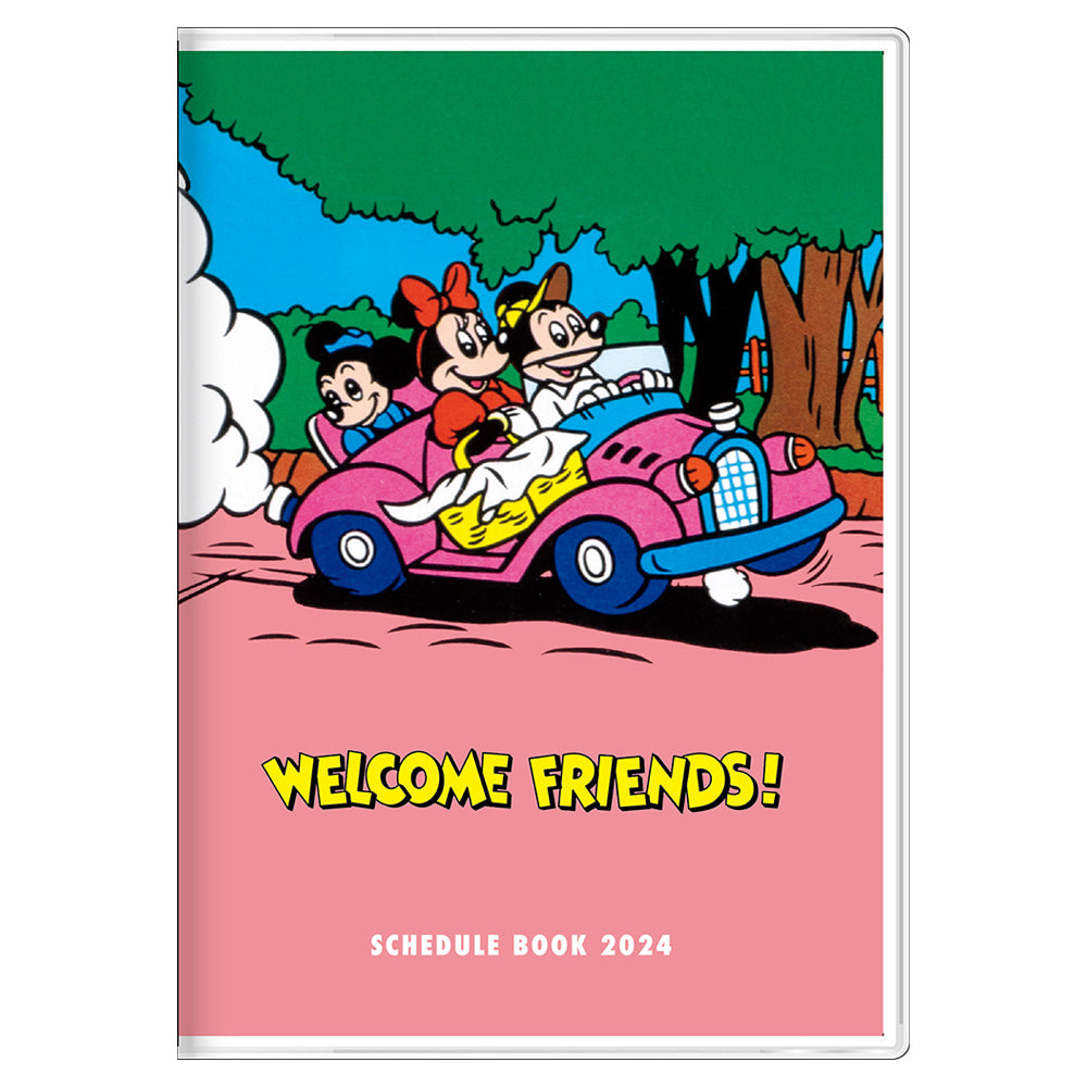 SUN-STAR 2024 Schedule Book B6 Monthly Disney Mickey & Friends