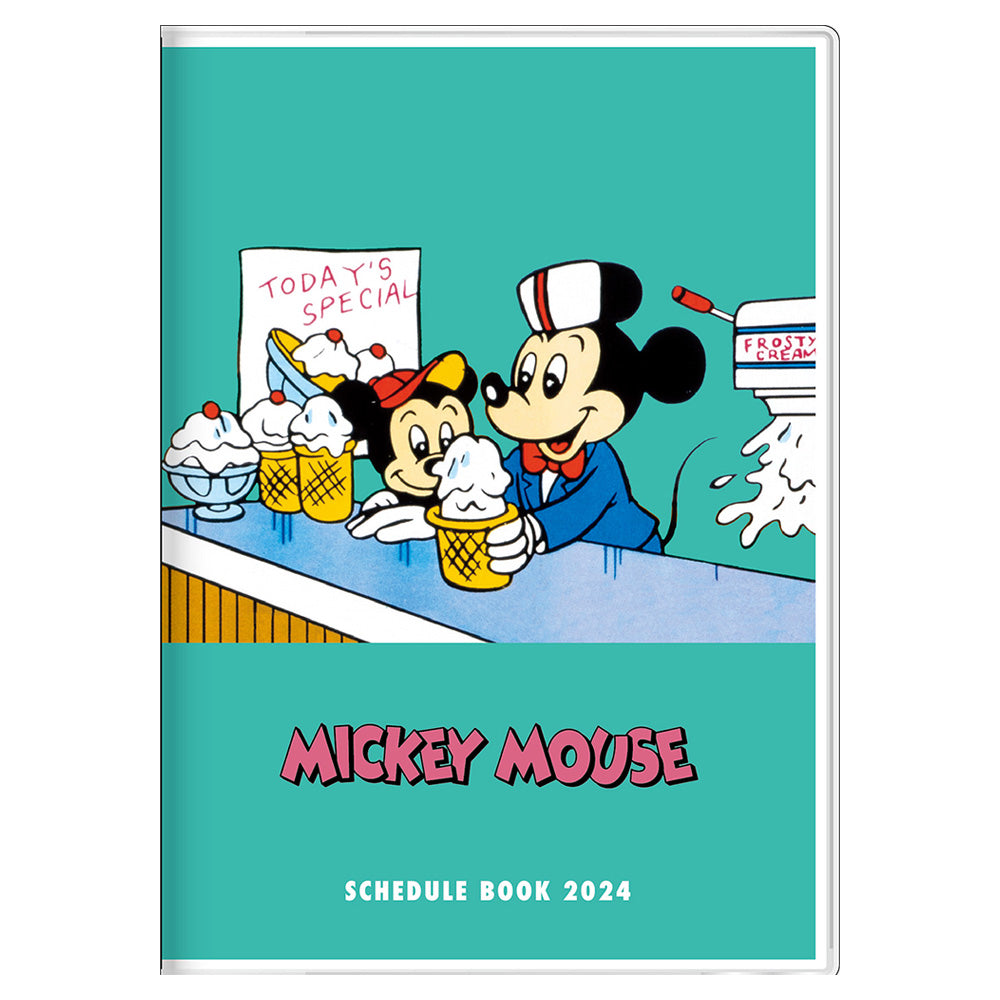 SUN-STAR 2024 Schedule Book B6 Monthly Disney Mickey
