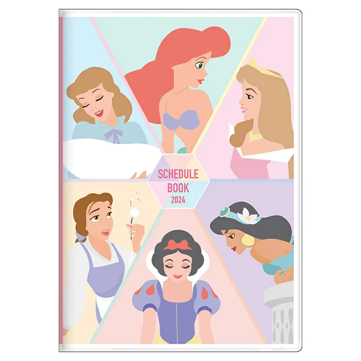 SUN-STAR 2024 Schedule Book B6 Monthly Disney Princess