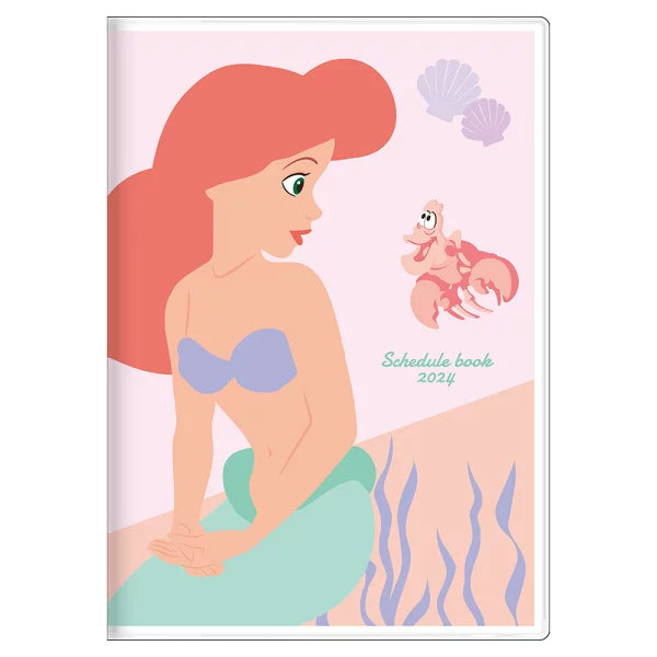 SUN-STAR 2024 Schedule Book B6 Monthly Disney Ariel