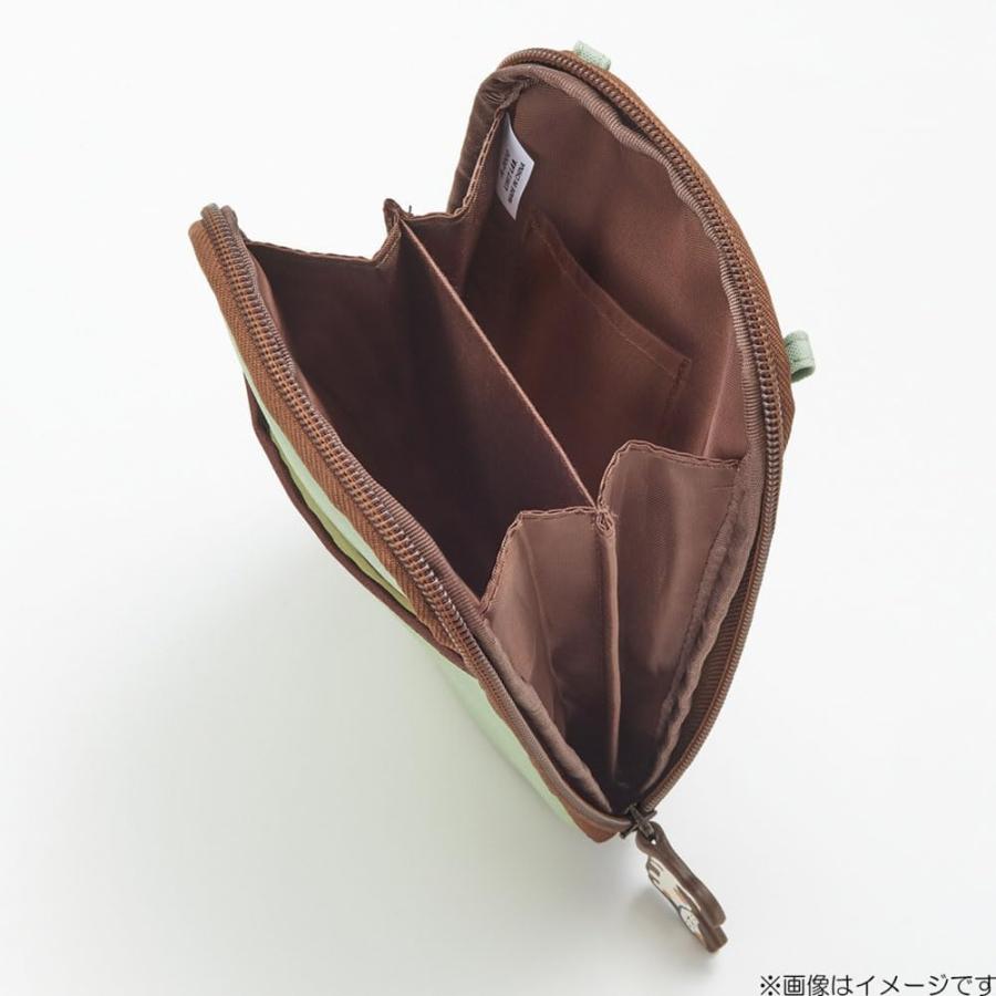 LIHIT LAB Cat's Daily Routine Shoulder Pouch 180x110x13mm Green