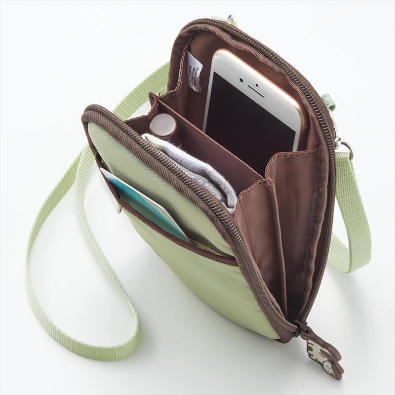 LIHIT LAB Cat's Daily Routine Shoulder Pouch 180x110x13mm Blue