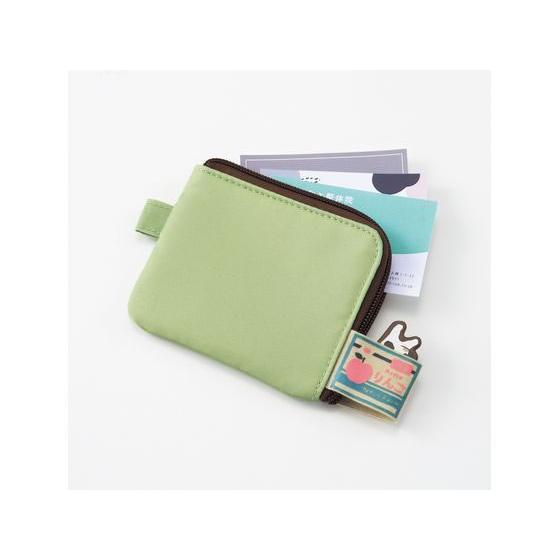 LIHIT LAB Cat's Daily Routine Flat Card Pouch Green