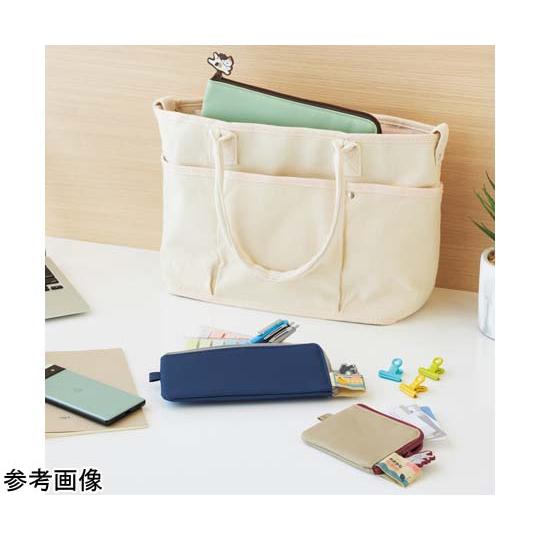 LIHIT LAB Cat's Daily Routine Flat Card Pouch Beige