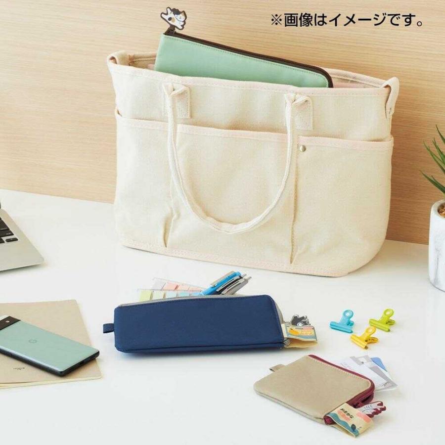 LIHIT LAB Cat's Daily Routine Flat Pouch Beige