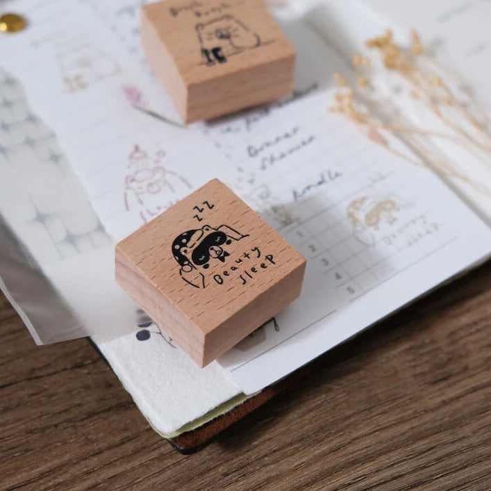 EILEENTAI.85 Rubber Stamp Beary Ordinary Days:Beauty Sleep