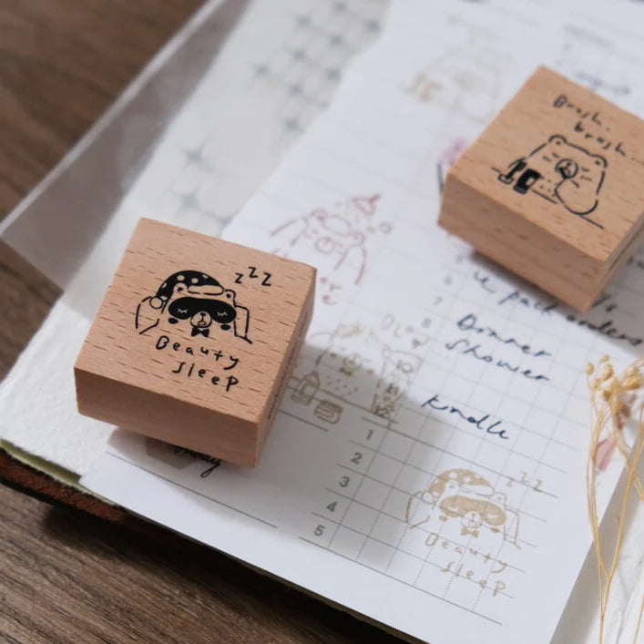 EILEENTAI.85 Rubber Stamp Beary Ordinary Days:Beauty Sleep