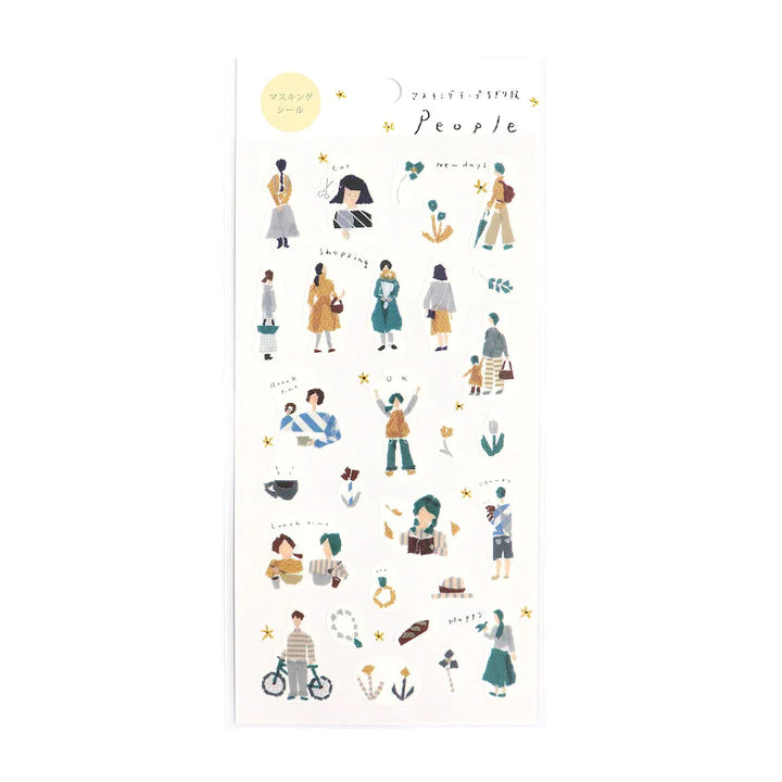 MIKI TAMURA Washi Sticker My Favorite:People