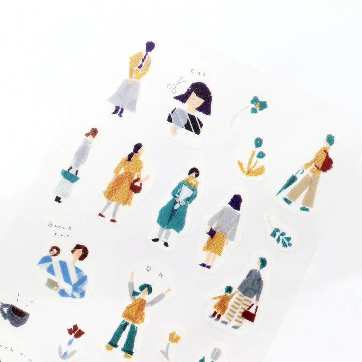 MIKI TAMURA Washi Sticker My Favorite:People