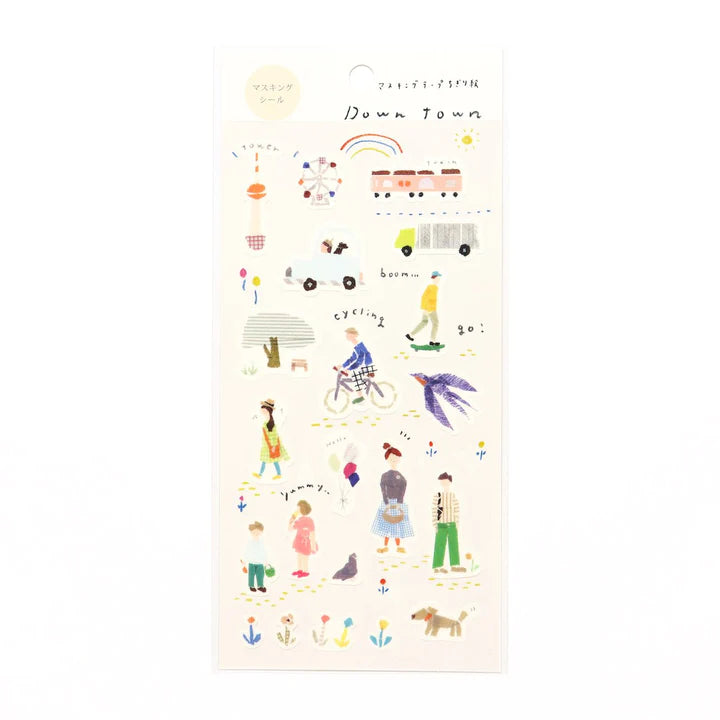 MIKI TAMURA Washi Sticker My Favorite:Down Town