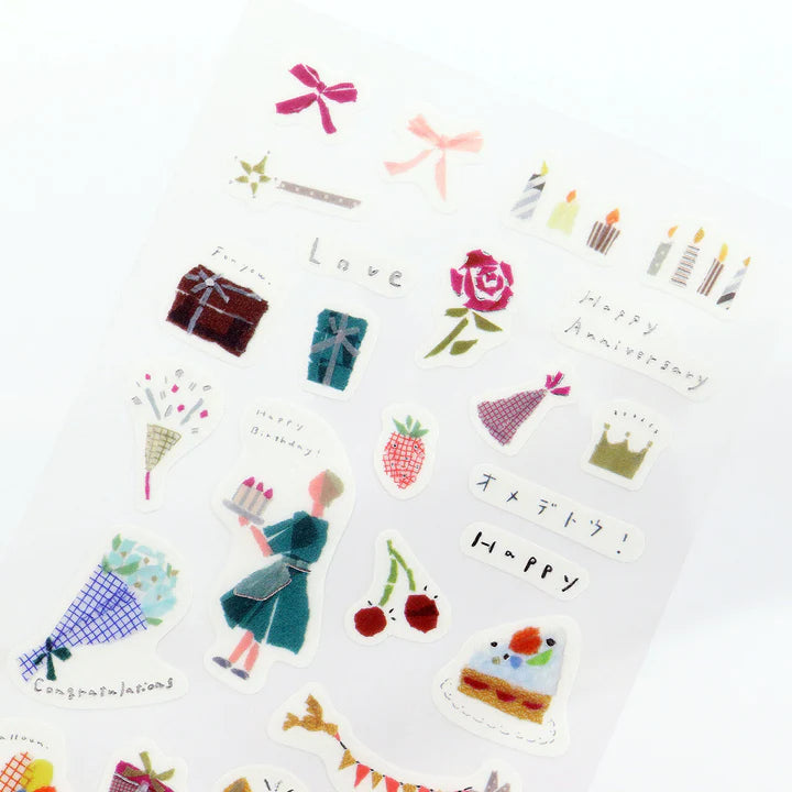 MIKI TAMURA Washi Sticker My Favorite:Anniversary