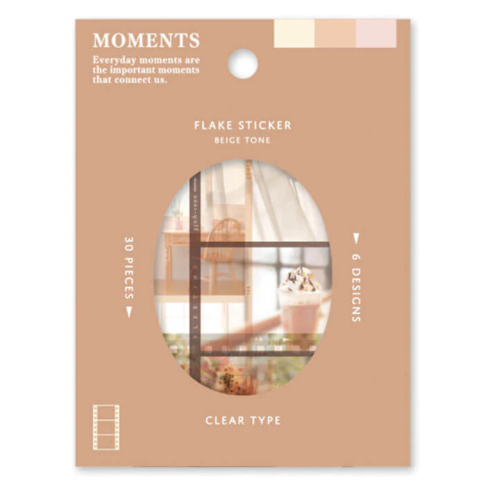 MINDWAVE Sticker Flakes Moments:Beige Tone