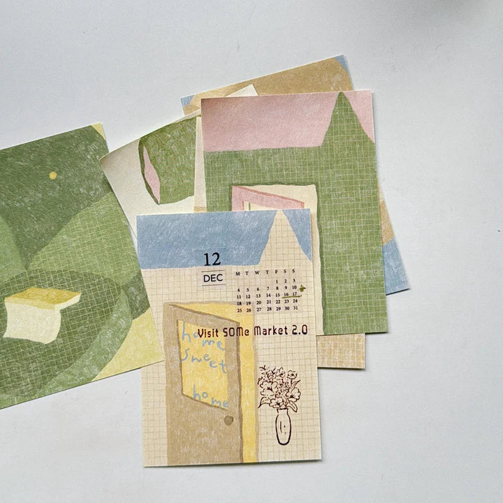 SOM STUDIO x bighands Memo Pad Moments at Home:Home Sweet Home