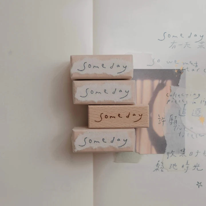 BIGHANDS Rubber Stamp Collection Someday (words):Someday
