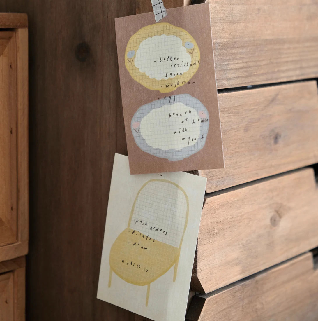 BIGHANDS Memo Pad Little Things:Apple Cup