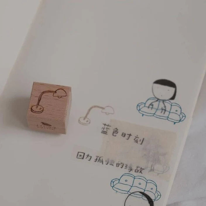 BIGHANDS Rubber Stamp Little Things In Life:Table Lamps